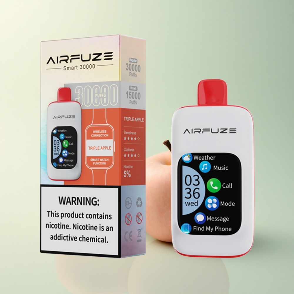 AirFuze Smart 30000 Drievoudige Appel 5% Nicotine 900mAh