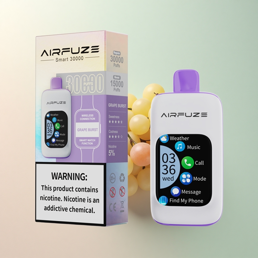 AirFuze Smart 30000 Druiven Ontploffing 5% Nicotine 900mAh