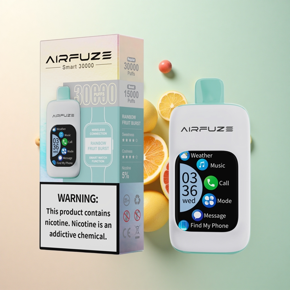 AirFuze Smart 30000 Regenboog Fruit Burst 5% Nicotine 900mAh
