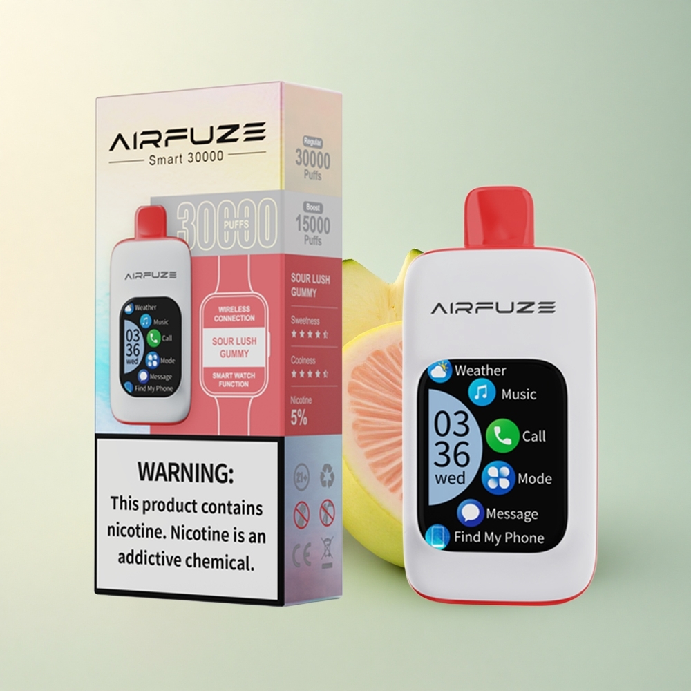 AirFuze Smart 30000 Zure Weelderige Gummy met 5% Nicotine en Type-C