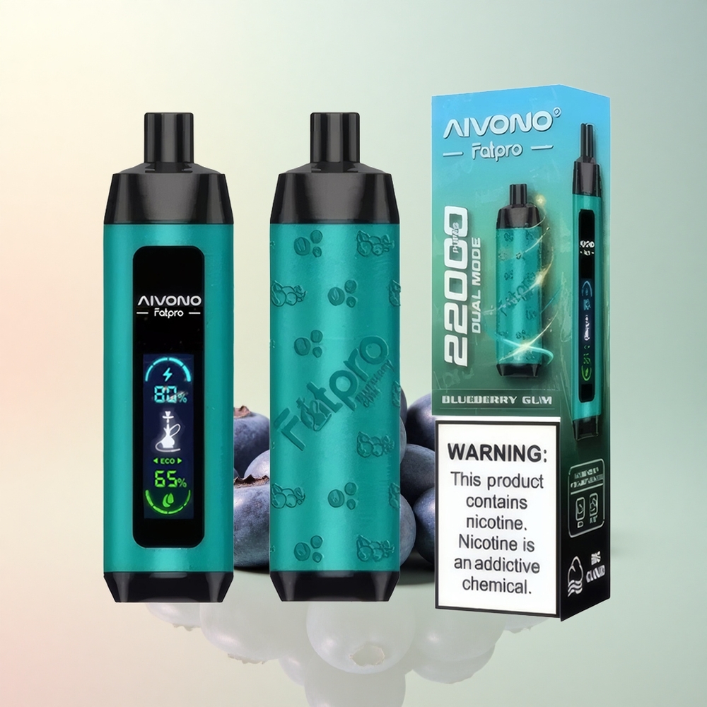 Aivono Aim Fatpro 22000 Blauwe Bes Geweer 5% Nicotine 600mAh 28ml