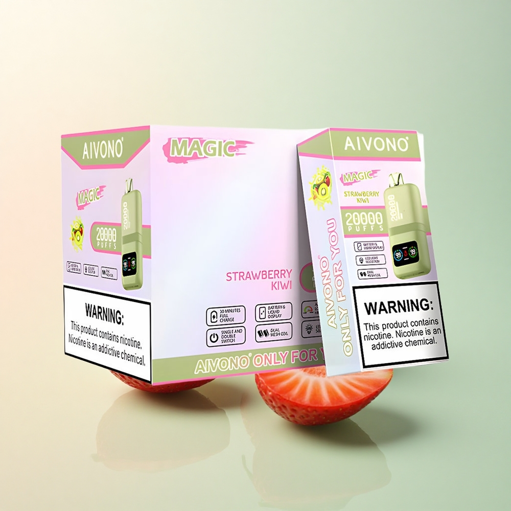 Aivono Aim Magic 20000 Aardbei Kiwi 5% Nicotine 600mAh Dual Mesh