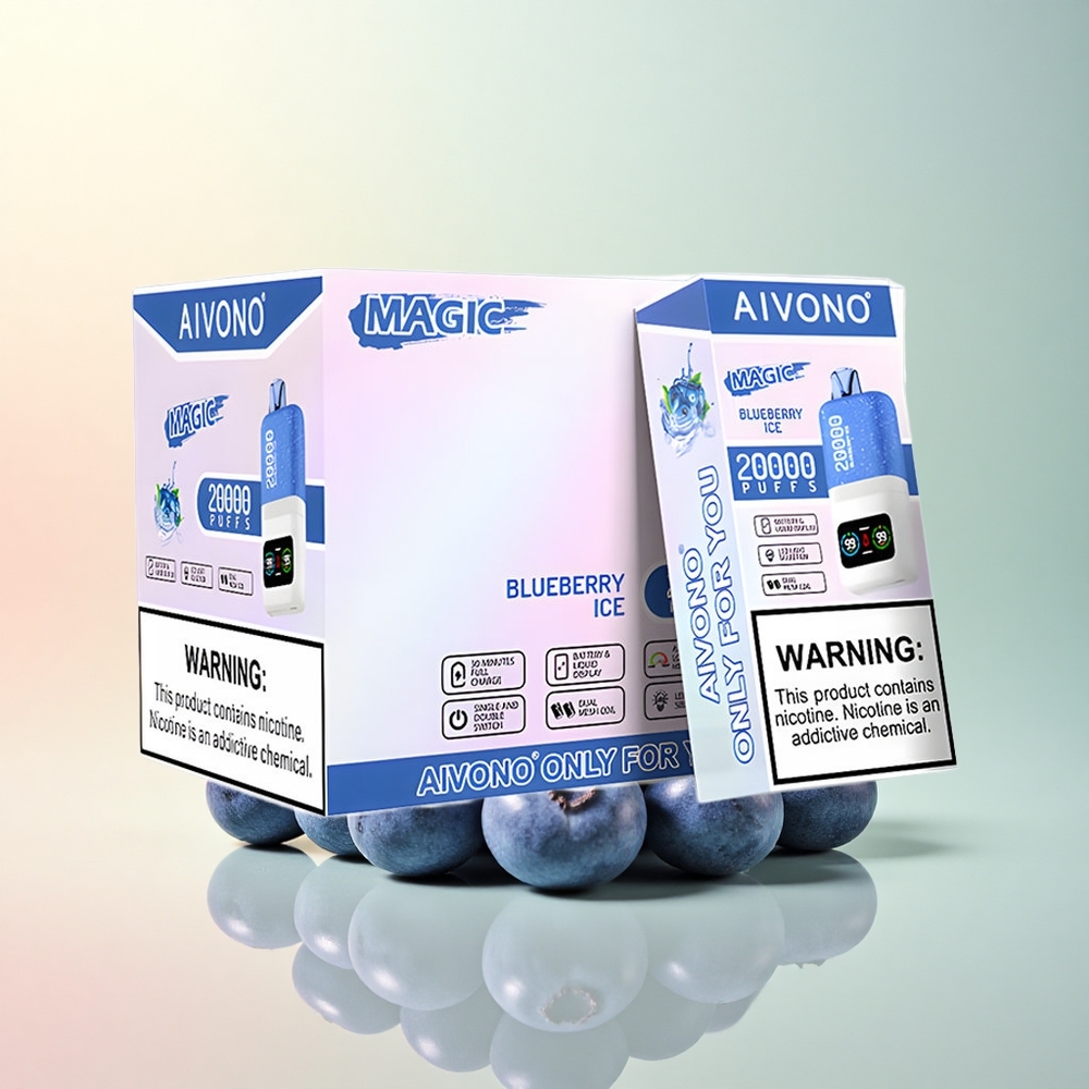 Aivono Aim Magic 20000 Blauwe Bes IJs - 5% Nicotine - 600mAh