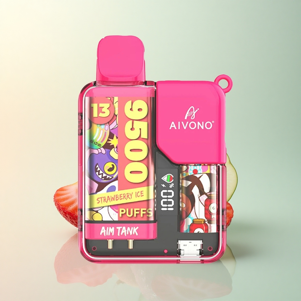 Aivono Aim Tank 9500 Aardbeienijs 650mAh 18ml