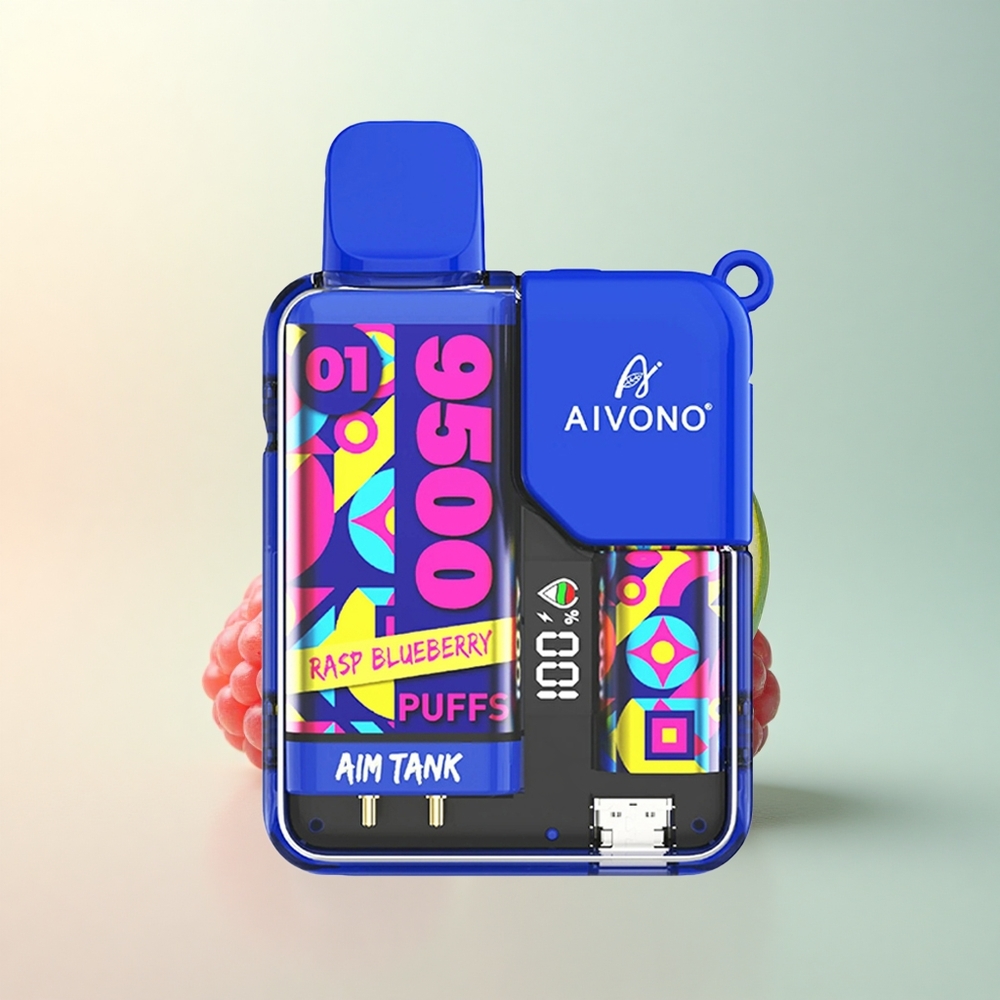Aivono Aim Tank 9500 Framboos Blauwe Bes met 650mAh en 18ml Vloeistof