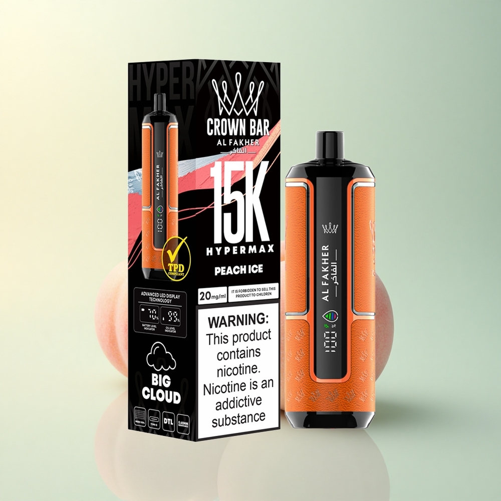 Al Fakher Crown Bar 15K Hypermax Perzijs IJs 22ml 600mAh